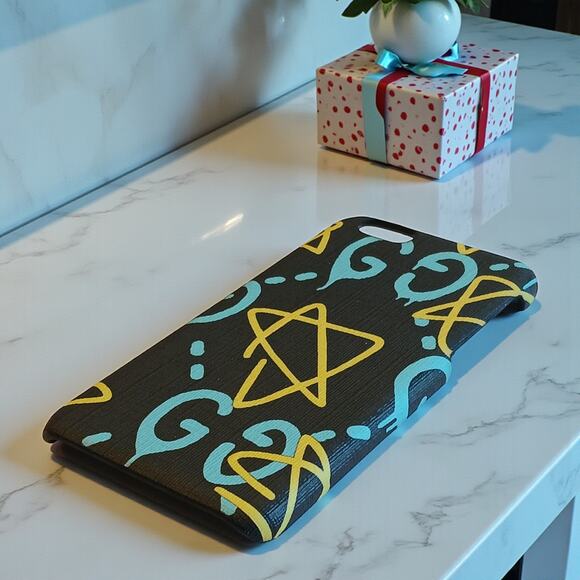 Gucci Ghost iPhone 6 Graffiti Black-Multi Case NIB Authentic - Picture 6 of 9